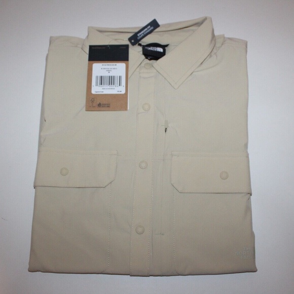 NWT $79 Mens The North Face Sniktau Sun Button Vented Shirt - UPF 40+ Size M - Picture 3 of 6